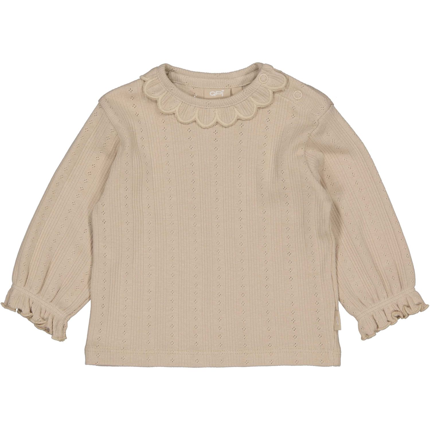 Quapi Newborn  QNBS26LILLY Shirt Taupe