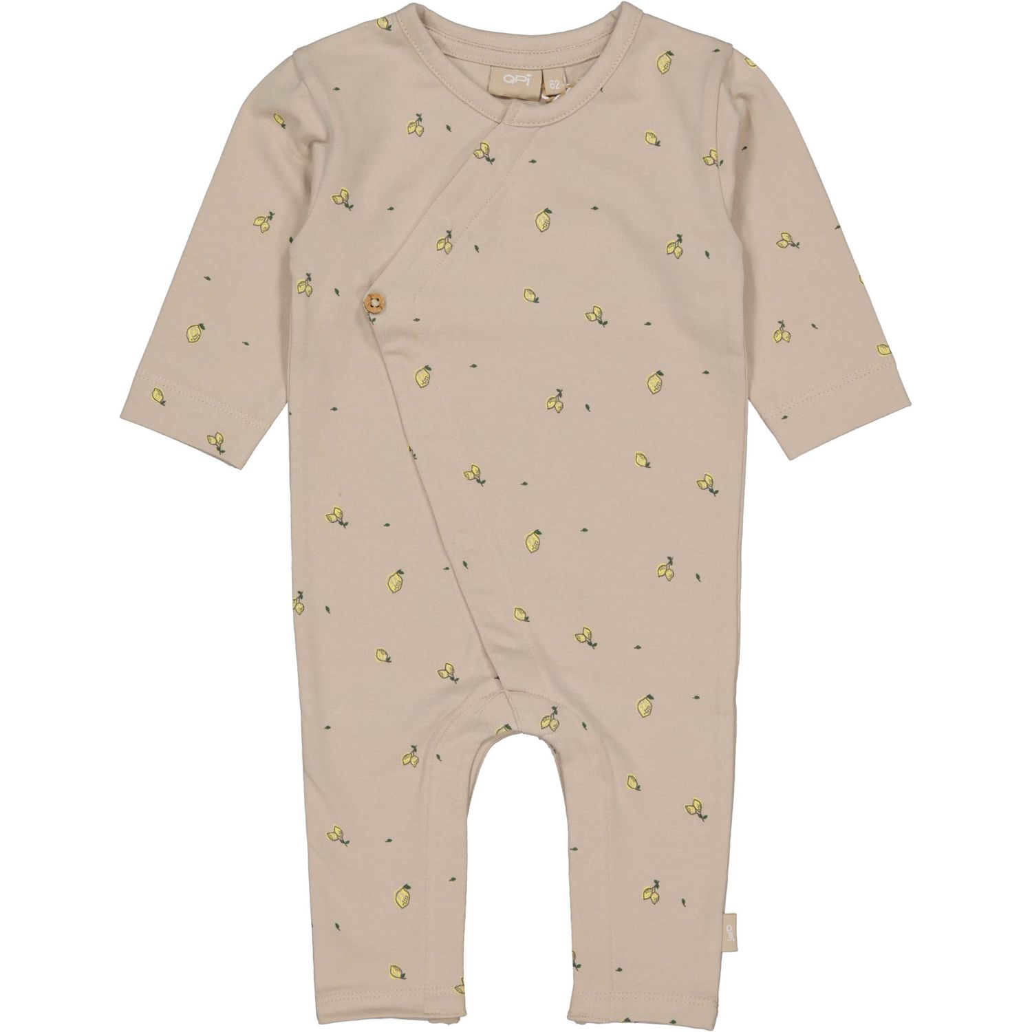 Quapi Newborn  QNBS26LOEK Pants AOP Taupe Sketch