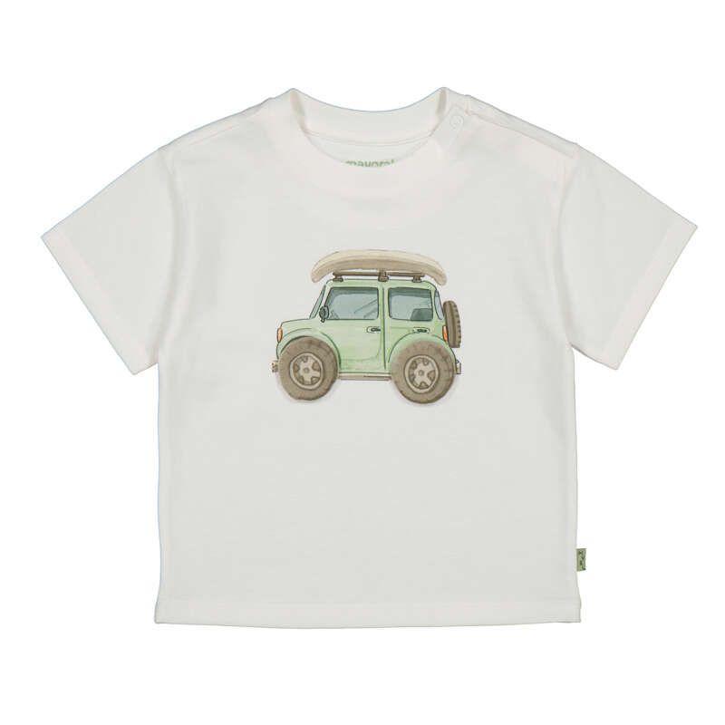 Mayoral S/s t-shirt                   Cream-car  1011