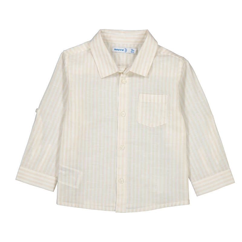 Mayoral L/s linen shirt               Hemp       1118