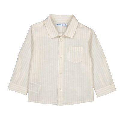 Mayoral L/s linen shirt               Hemp       1118