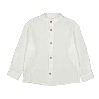 Mayoral L/s buttondown shirt          Cream      3120