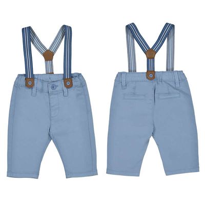 Mayoral Pants w/ suspenders           Blue       1596