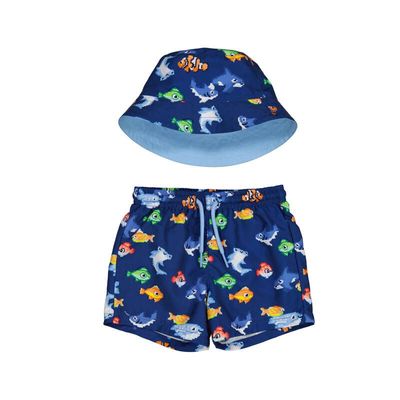 Mayoral Swim shorts w/ bucket hat     Night      1660