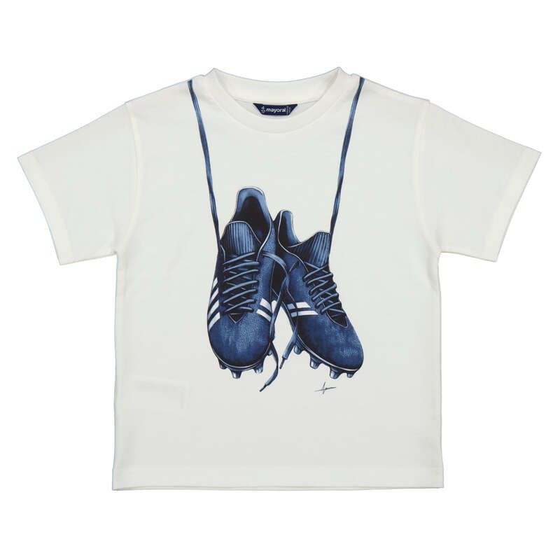 Mayoral S/s shoes shirt               Cream      3075