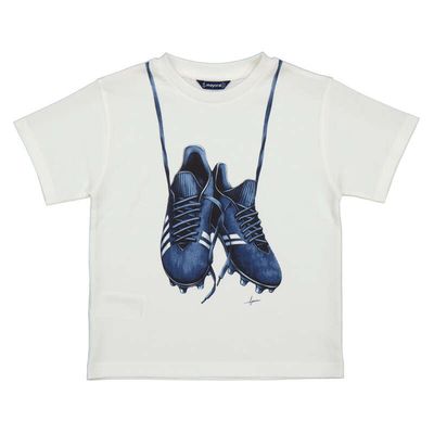 Mayoral S/s shoes shirt               Cream      3075