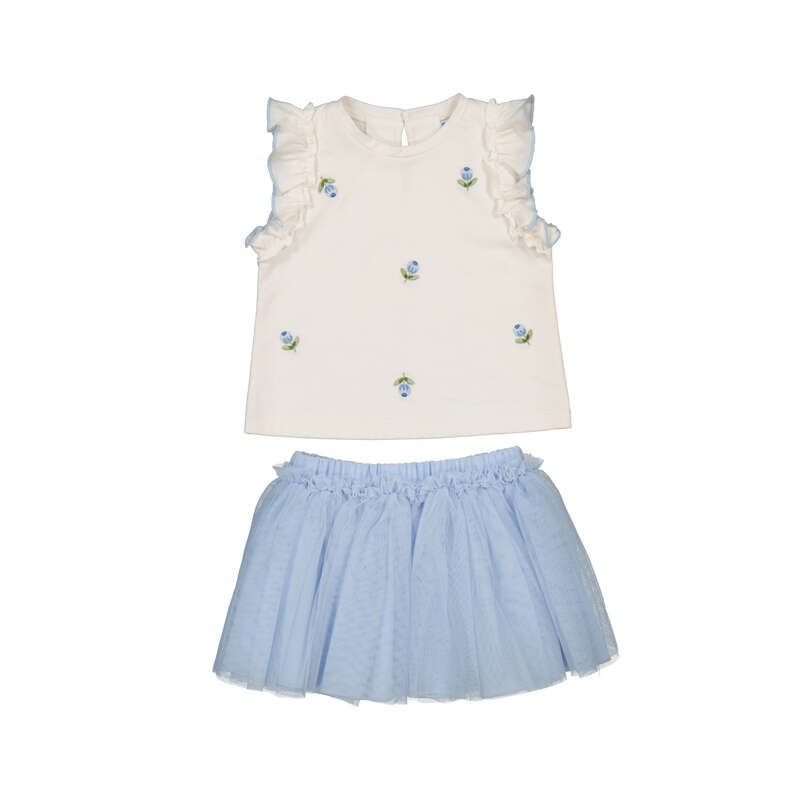 Mayoral Tulle skirt set               Sky        1933