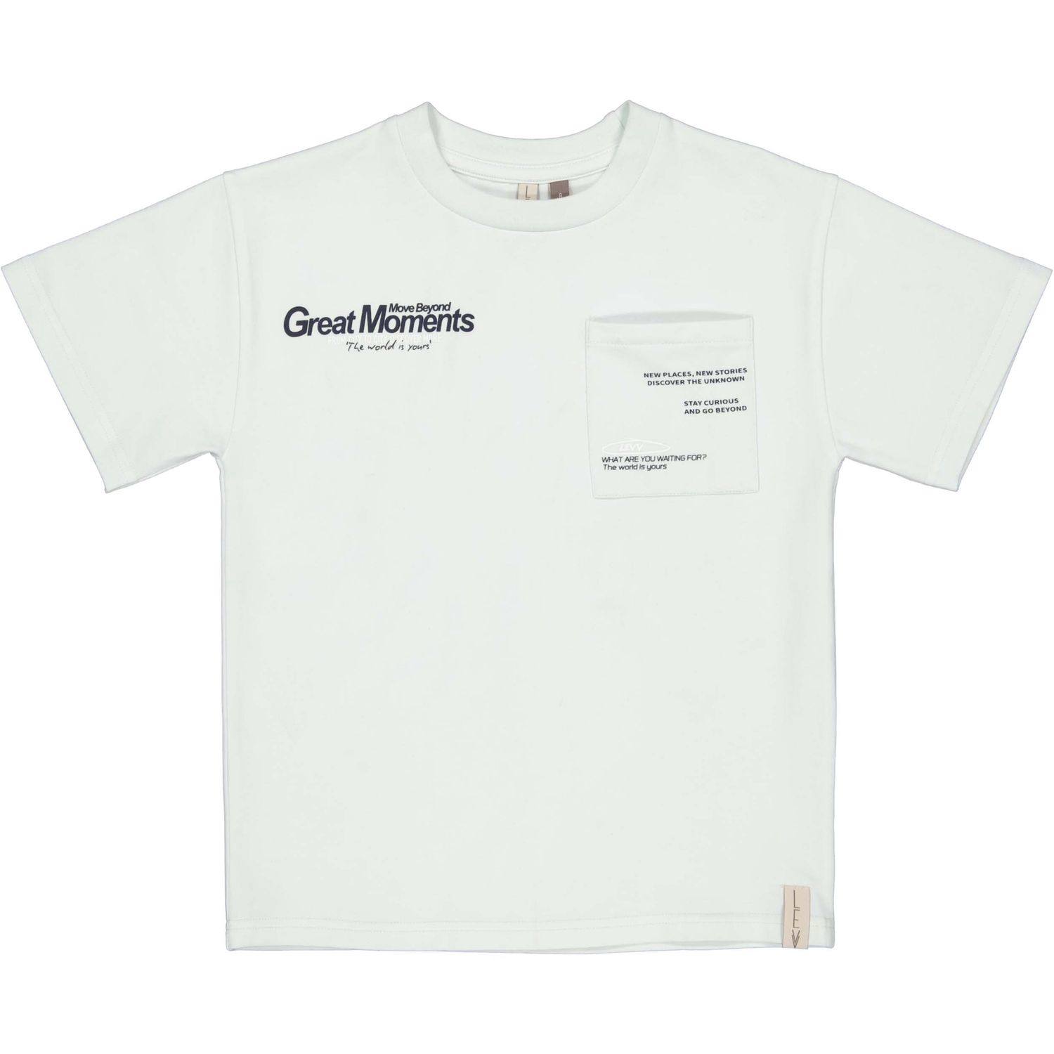 Levv LS264BILAL Shirt Pastel Blue