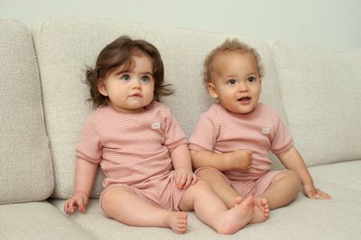 Feetje Shortama wafel - Summer Special Mauve