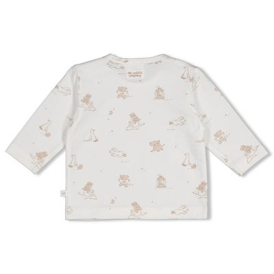 Feetje Longsleeve AOP - The Cuddle Company Offwhite
