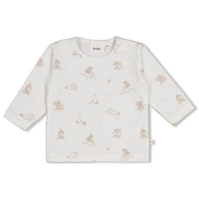 Feetje Longsleeve AOP - The Cuddle Company Offwhite