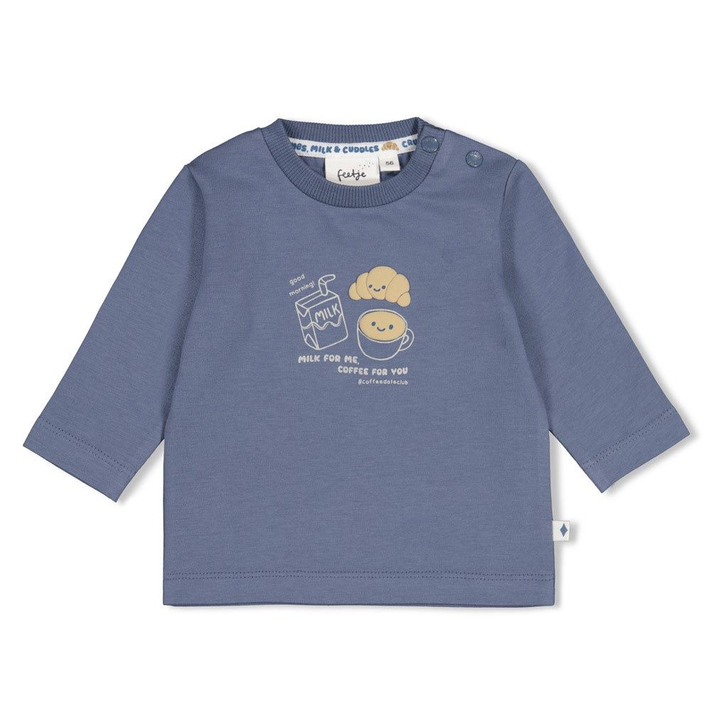 Feetje Longsleeve - Breakfast Buddy Blauw