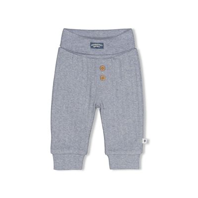 Feetje Broek rib - Breakfast Buddy Blauw melange
