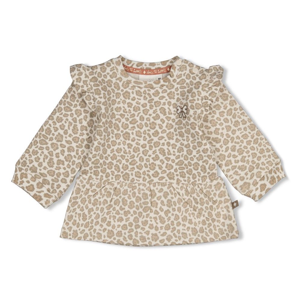 Feetje Sweater AOP - Dress to Impress Offwhite melange