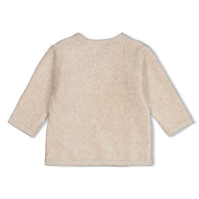 Feetje Overslagshirt velours rib - The Cuddle Company Taupe melange