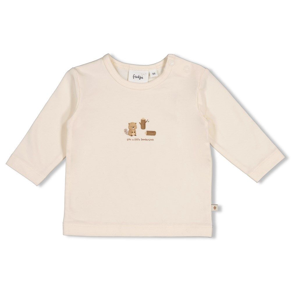 Feetje Longsleeve - Tiny Timber Tales Offwhite