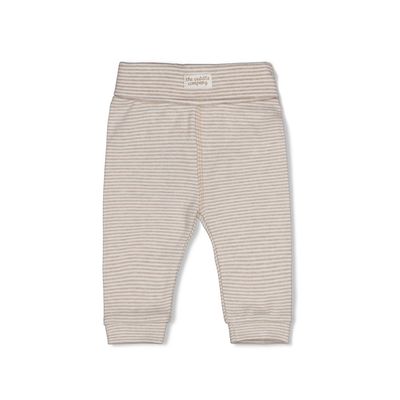 Feetje Broek streep - The Cuddle Company Bruin melange