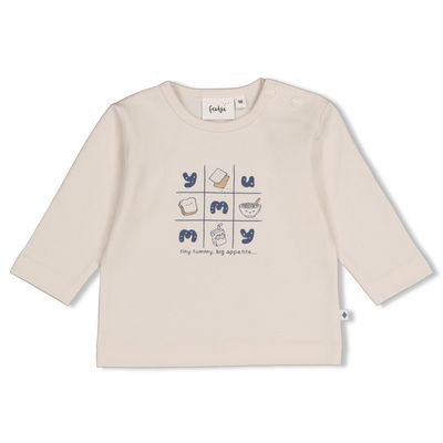 Feetje Longsleeve - Breakfast Buddy Creme