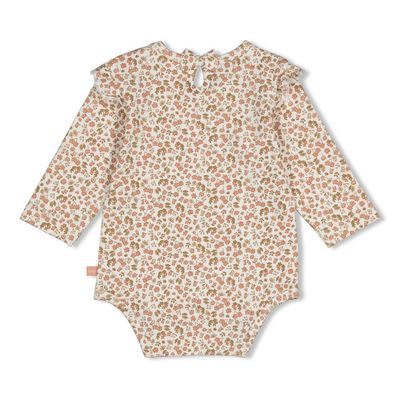 Feetje Romper AOP - Fall in Love Offwhite