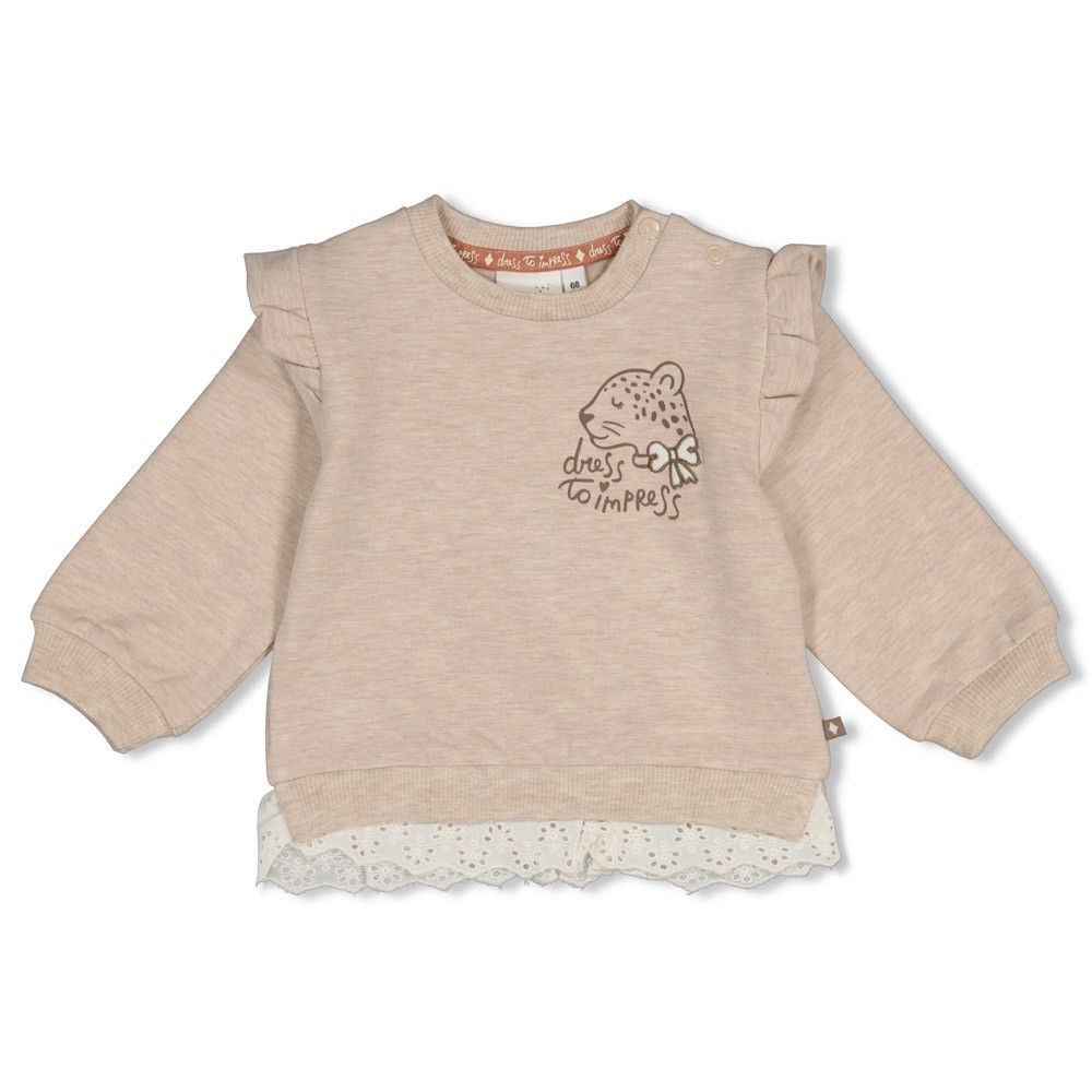 Feetje Sweater - Dress to Impress Taupe melange