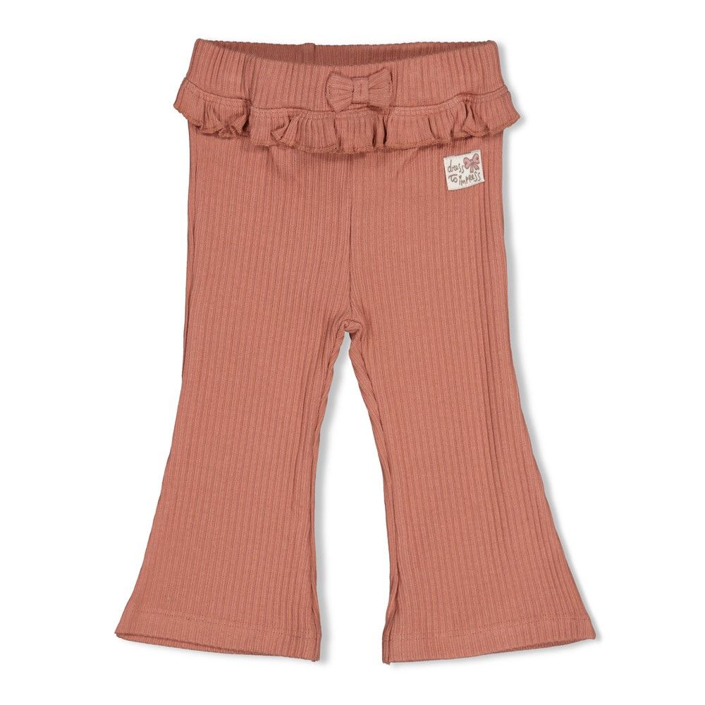 Feetje Flare broek rib - Dress to Impress Mauve