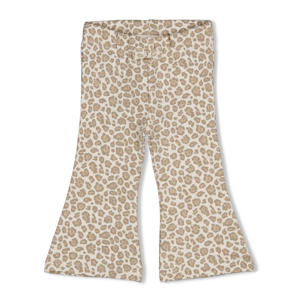 Feetje Flare broek AOP - Dress to Impress Offwhite melange