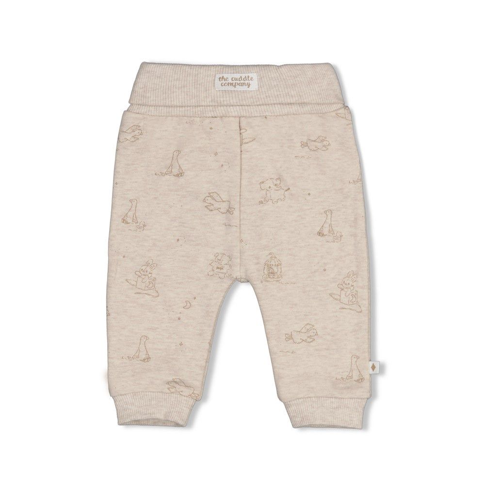 Feetje Broek AOP - The Cuddle Company Taupe melange