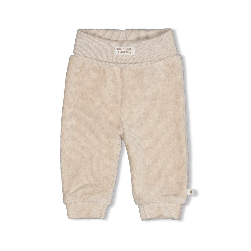 Feetje Broek velours rib - The Cuddle Company Taupe melange
