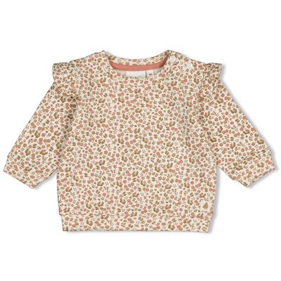 Feetje Sweater AOP - Fall in Love Offwhite
