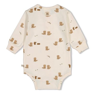 Feetje Romper AOP - Tiny Timber Tales Offwhite