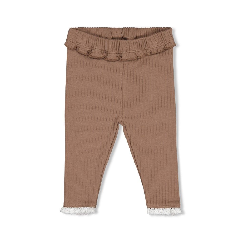 Feetje Legging rib - My Little Love Taupe
