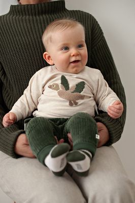 Feetje Sweater - Wiggle and Waddle Offwhite melange