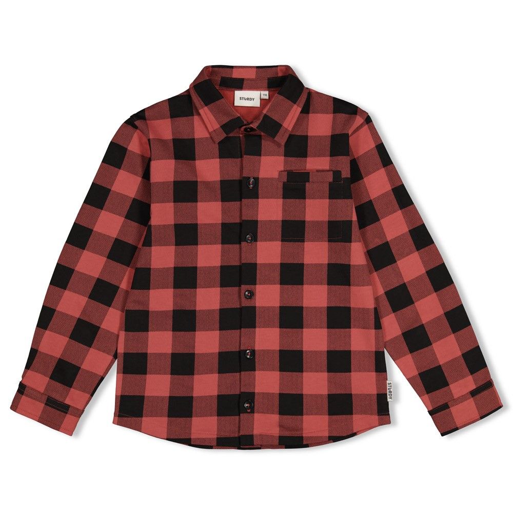Sturdy Geruite overhemd - Mountain top Rood