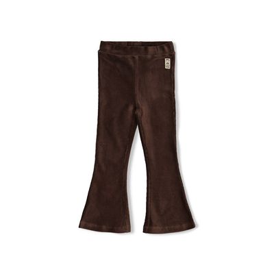 Jubel Flared broek velours rib - City Chic Bruin