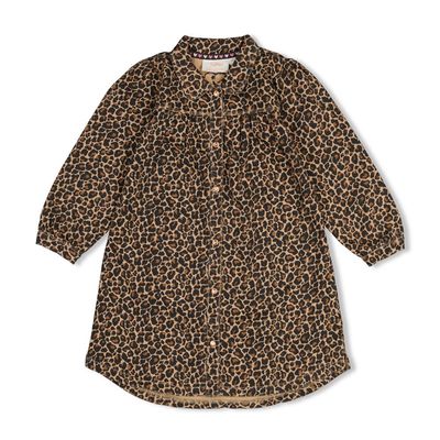 Jubel Denim jurk AOP - City Chic Beige