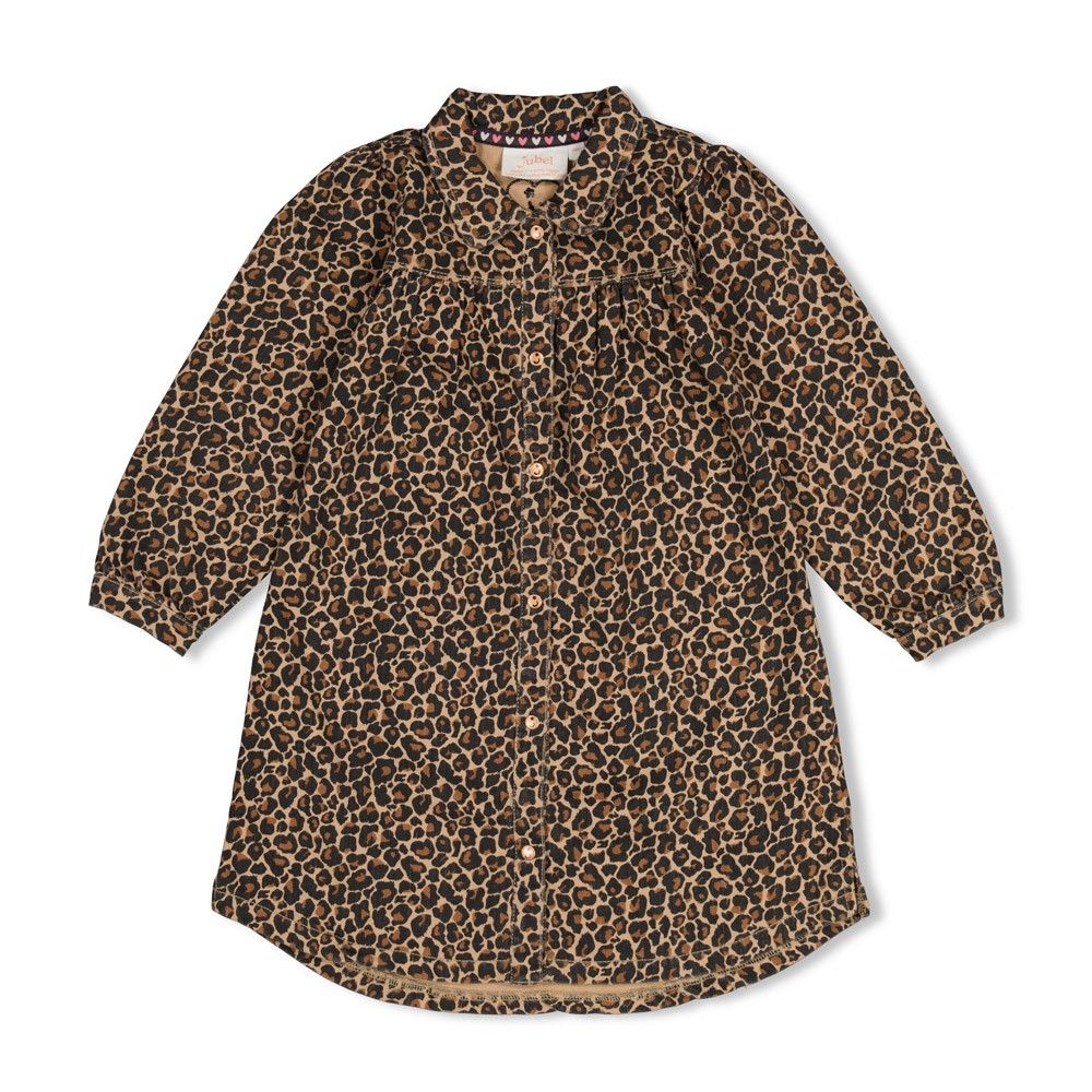 Jubel Denim jurk AOP - City Chic Beige