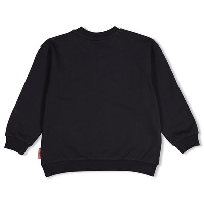 Jubel Sweater relaxed fit - Moon Flowers Grijs