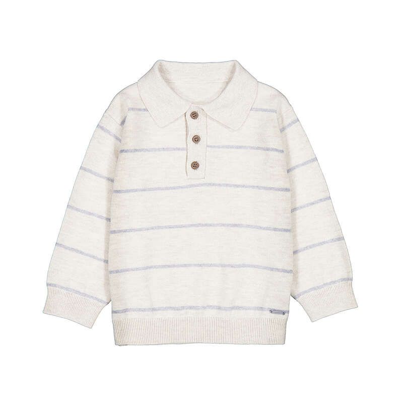 Mayoral L/s knit polo 2104 H. Stone