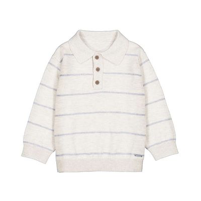 Mayoral L/s knit polo 2104 H. Stone