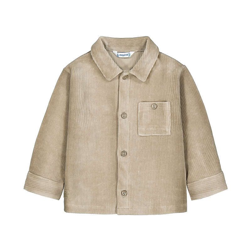 Mayoral knit overshirt 2107 Hazelnut