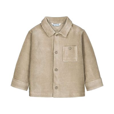 Mayoral knit overshirt 2107 Hazelnut