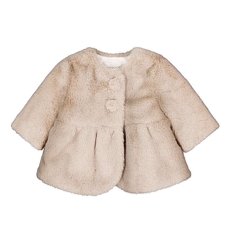 Mayoral Fur coat 2406 Mocha