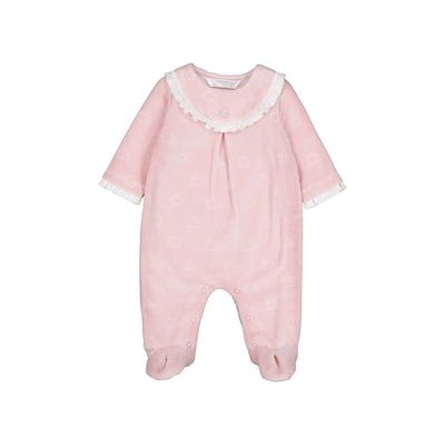 Mayoral Velour dressy pajamas 2749 Baby Rose