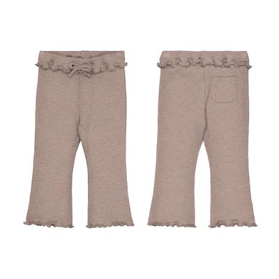 Mayoral Ribbed flare leggings 2709 brown vi