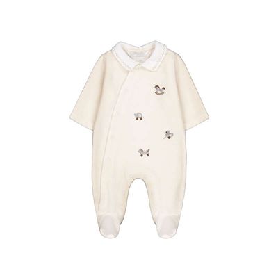 Mayoral Velour Onesie 2764 Pottery