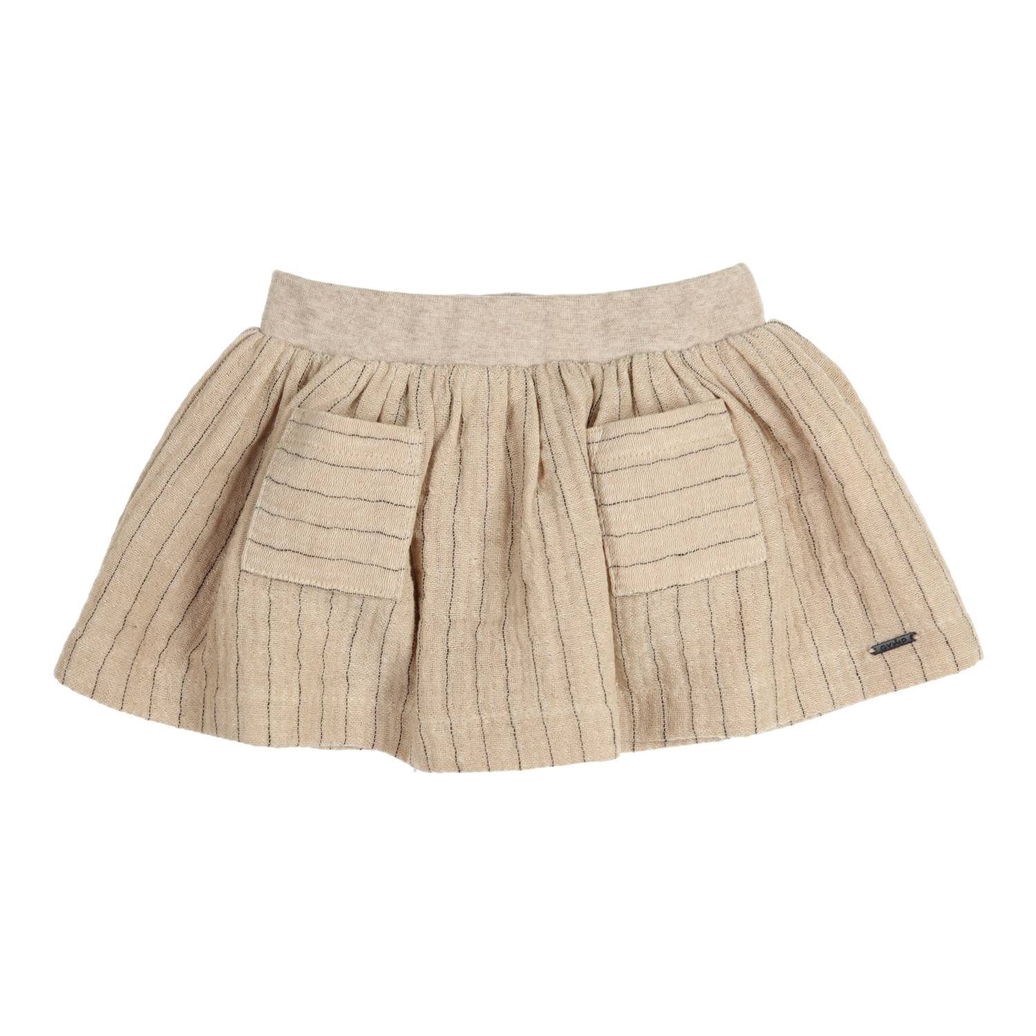 Gymp Skirt Freda Beige - Anthracite