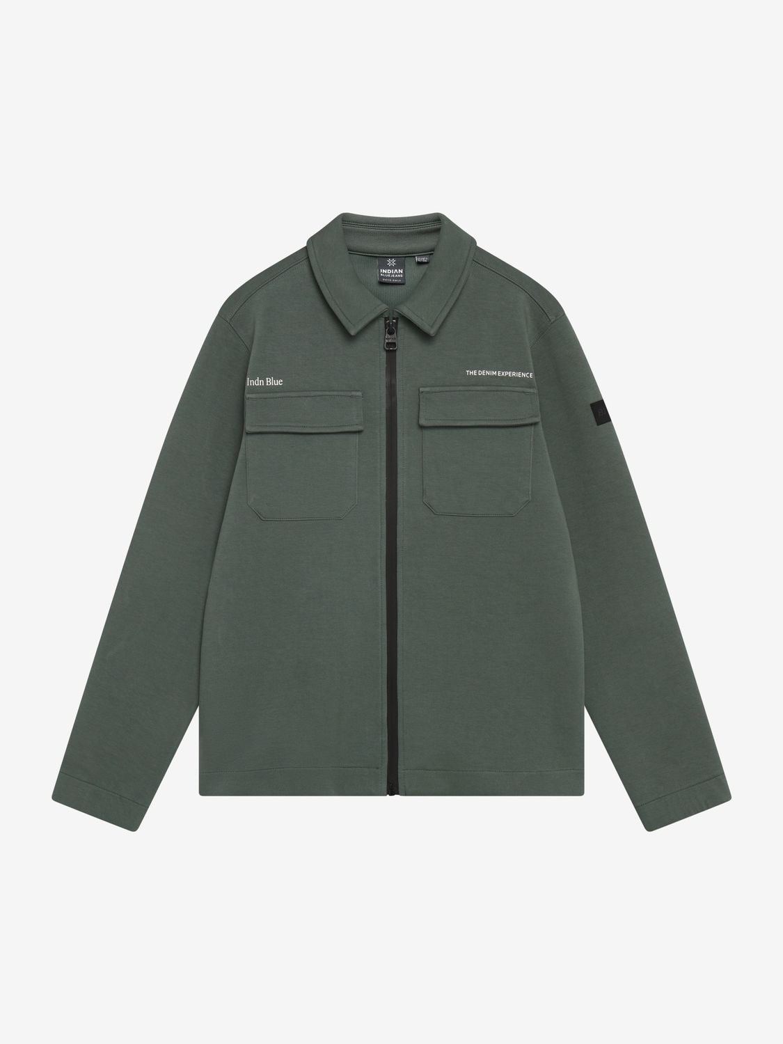 Indian bluejeans Shirt Jacket Zip Indian Dust Army