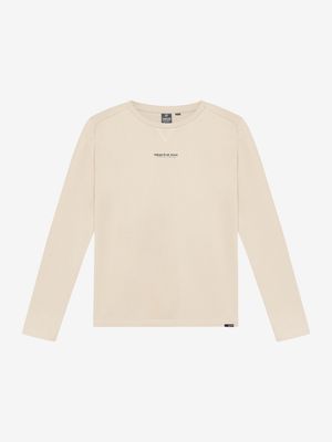 Indian bluejeans T-Shirt LS Chest and Backprint Pale Sand