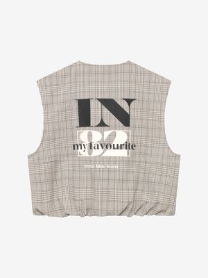 Indian bluejeans Gilet Check Humus
