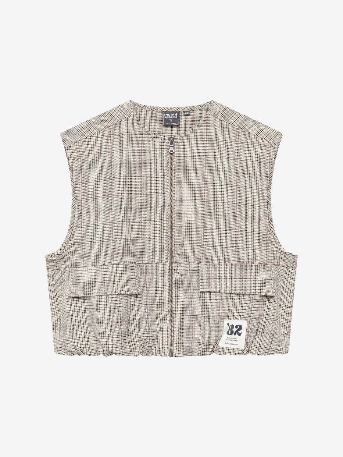 Indian bluejeans Gilet Check Humus